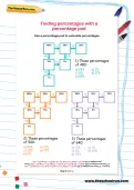 Finding percentages with a percentage pod worksheet