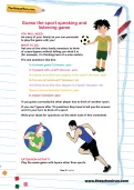 Guess the sport speaking and listening game worksheet