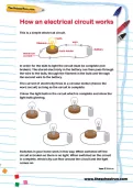 How an electrical circuit works worksheet