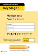 TheSchoolRun KS1 SATs maths practice paper C