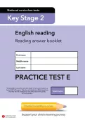 TheSchoolRun KS2 SATs English practice test E