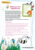 Make your own magnetic bee