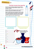 Practise measuring capacity