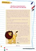 Reading comprehension: THE LION AND THE MOUSE