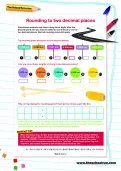 Rounding to two decimal places worksheet