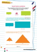Scale factor problems worksheet