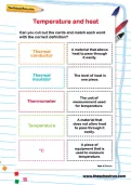 Temperature and heat worksheet