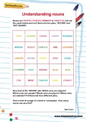 Understanding nouns worksheet