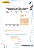 Using a pictogram to represent data worksheet