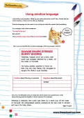 Using emotive language worksheet