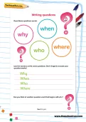 Writing questions worksheet