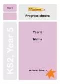 Y5 maths Progress checks, TheSchoolRun