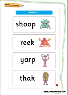 Phonics test