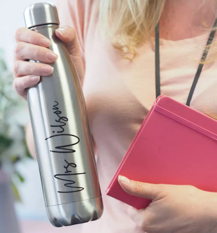 Personalised Teacher Water Bottle