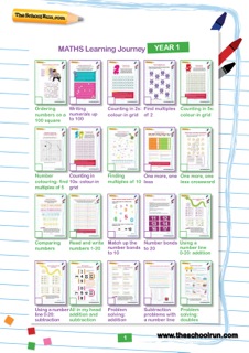 year 1 homework sheets uk