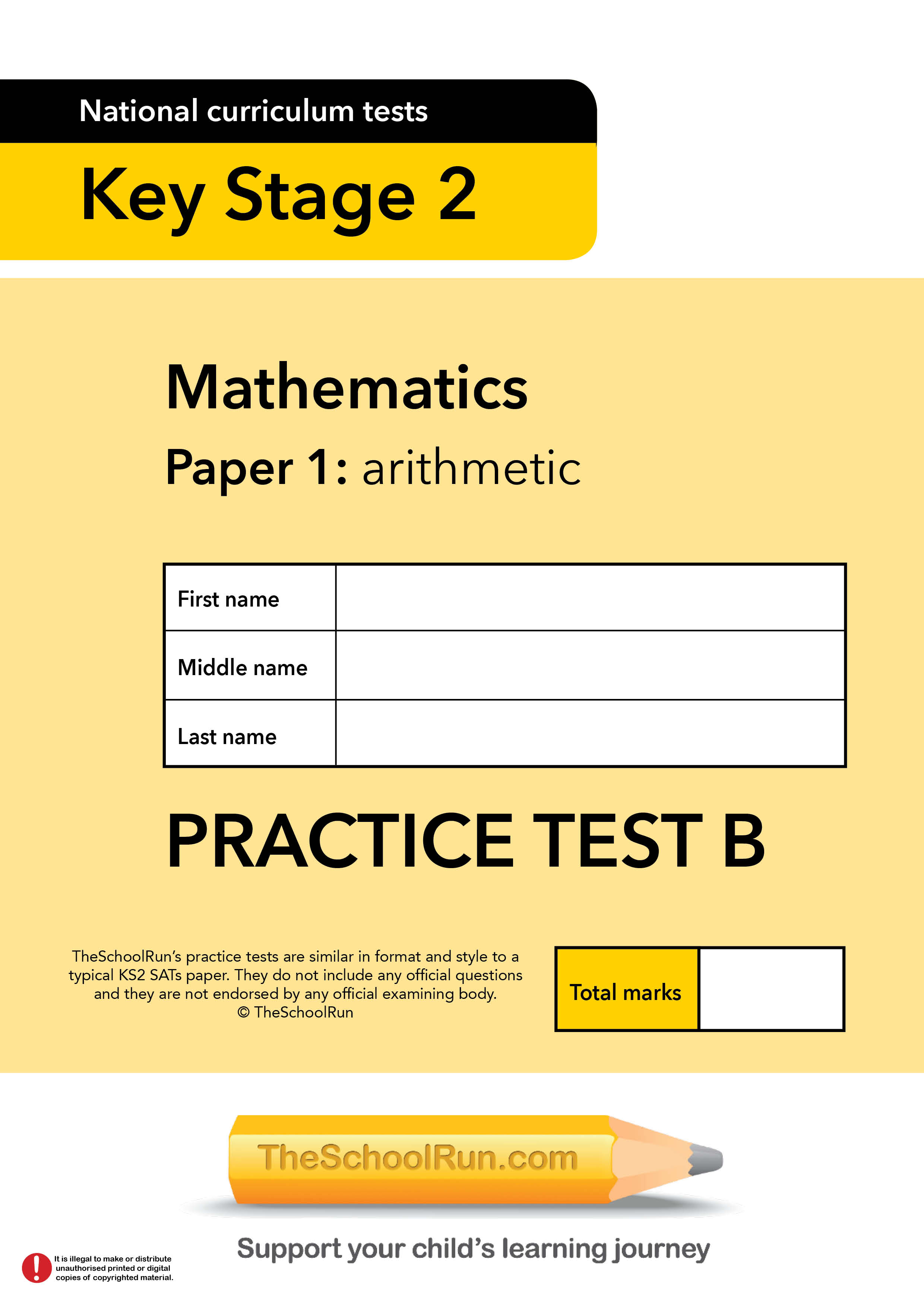 KS2 Maths SATs Practice Paper B | TheSchoolRun