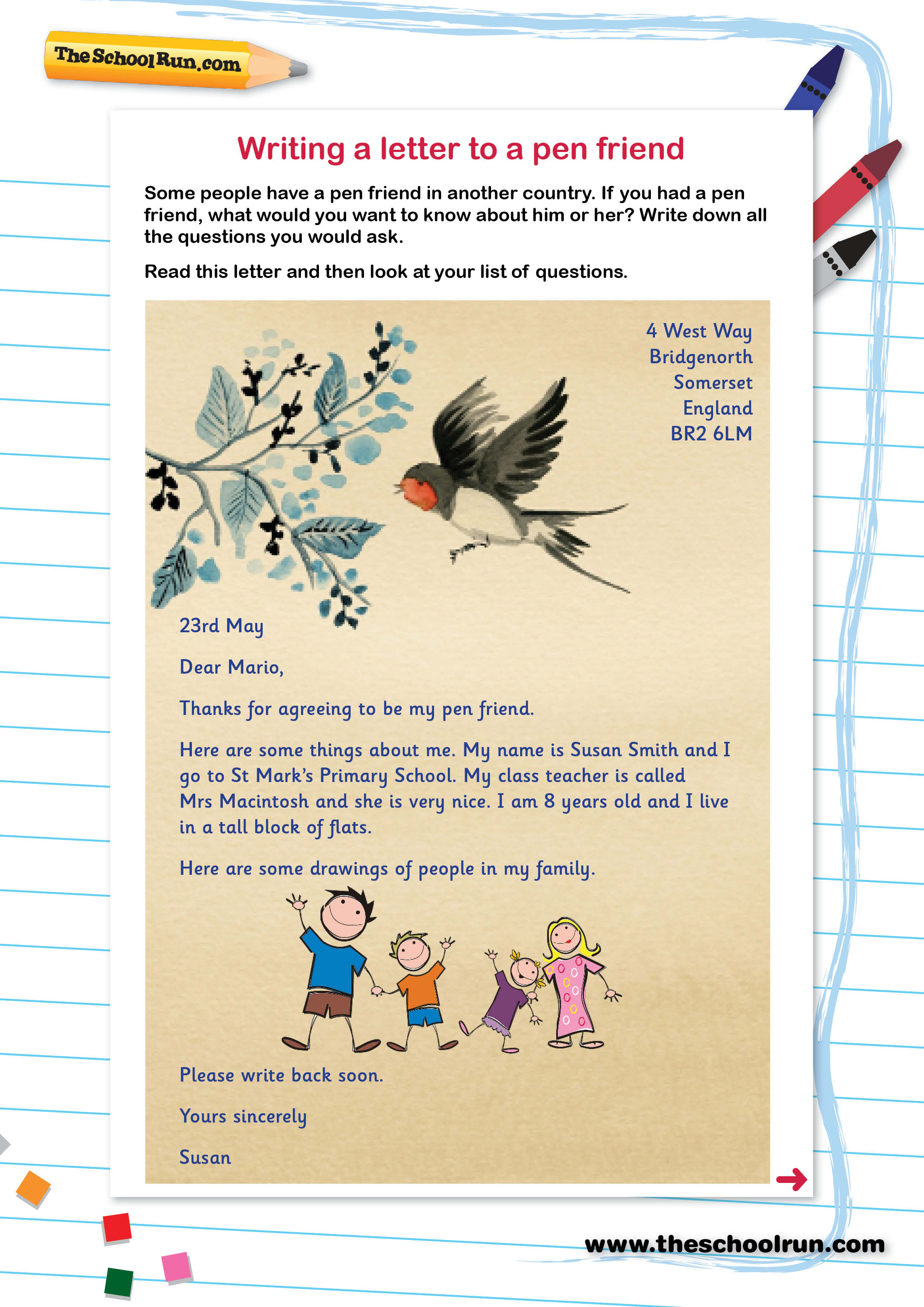 writing-a-letter-to-a-pen-friend-theschoolrun